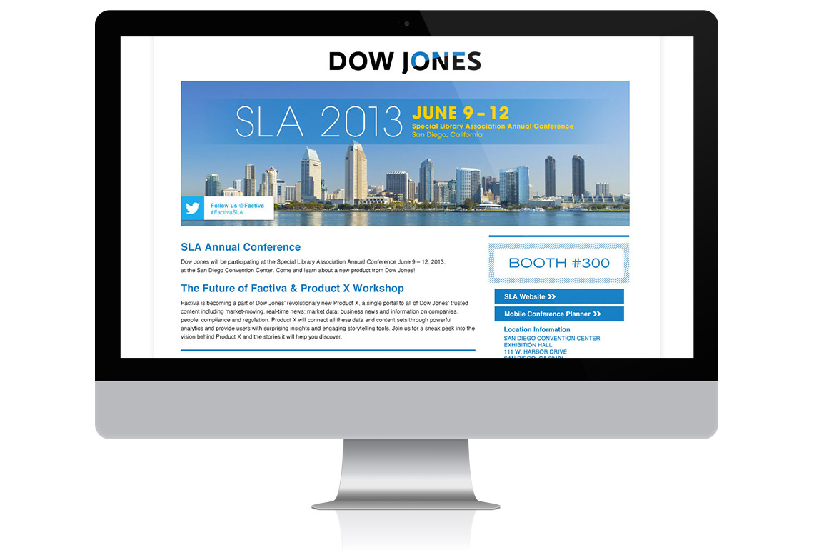 Dow Jones Landing Page Image