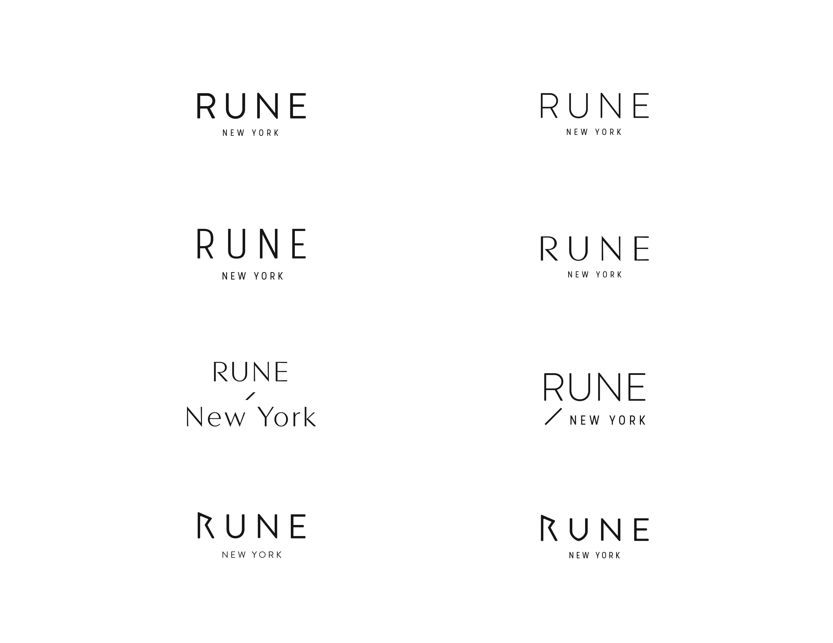Rune New York Logo Ideas Image